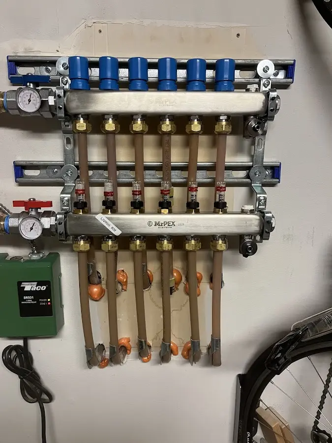 Plumber performing Leak Detection at a residential property in Titusville